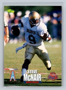 1995 Classic NFL Rookies RC #69 Steve McNair Houston Oilers Football Card - Picture 1 of 2