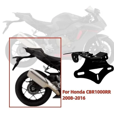 Soporte de marco de matrícula trasero LED apto para Honda CBR1000RR 2008-2016 Foto 1 de 4