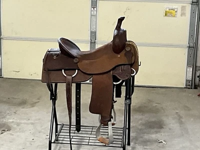 Koen 16 1/2 Ranch Cutter With Rough Out Seat - Image 1 of 4