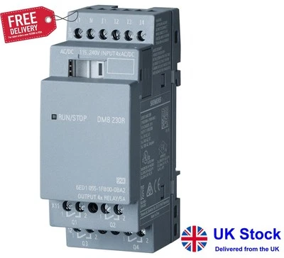 SIEMENS 6ED1055-1FB00-0BA2 - LOGO! DM8 12/24R NEW- UK STOCK - VAT Inv. - Image 1 of 3