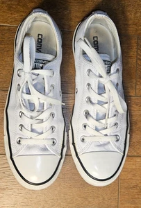 Leather Low Top Converse All Star Shoe Mens 7 / Womans 9 - Picture 1 of 7