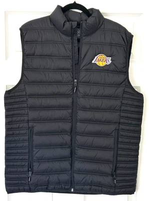 Los Angeles Lakers Stormtech Men’s XL Black Packable Puffer Vest Full Zip NBA - Image 1 of 4
