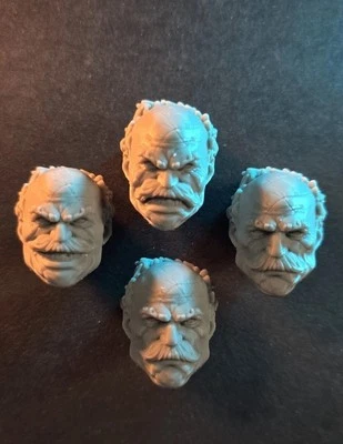3D Printed - 1/12 Conquest Headsculpt Mafex TDKR Batman Scale (Set Of 4) V2 - Image 1 of 4