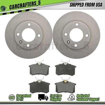 Juego de pastillas de freno de disco traseras OE para Volkswagen Quantum 1986-1988 2,2 L Foto 1 de 4