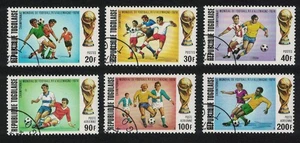 Togo Football World Cup Championship Germany 6v 1974 CTO SG#982-987 - Picture 1 of 1