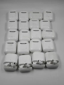 Lot of 20 Apple AirPods & Charging Cases - For Parts, Not Working - Picture 1 of 6