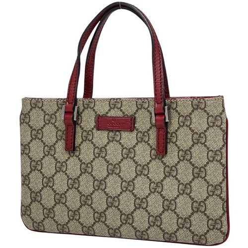 Borsa Gucci modello Gg mini tela rivestita beige rossa 114599 uso donna