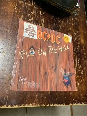 AC/DC - Fly On The Wall Vinyl Record Album Original 1985 Vintage - Image 1 of 4