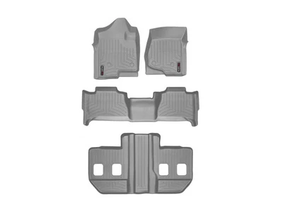 WeatherTech FloorLiner for 2007-2010 Cadillac Escalade ESV - Full Set, Grey - Image 1 of 4