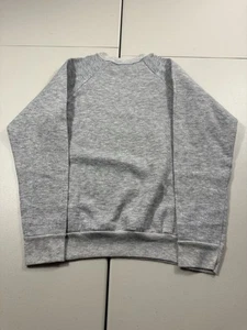 Sudadera De Colección Gris Jaspeado Adulto M Poli Algodón 50/50 Verdadera De Colección Gimnasio Años 70 Años 80 EE. UU. - Imagen 1 de 7