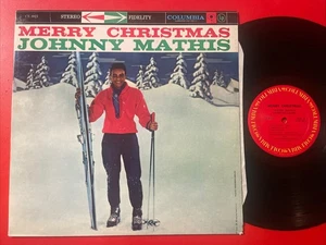 Johnny Mathis Merry Christmas LP Columbia 70’s Press Holiday EX/EX!!!! - Picture 1 of 4