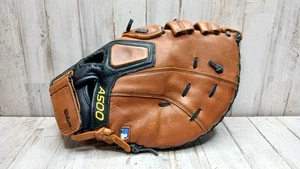 Wilson A500 Catcher's Mitt 12 3/4" Baseball Glove Left Hand Throw Leather MLB - Picture 1 of 8