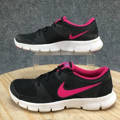 Nike Shoes Womens 8.5 Flex Experience Run Low Sneakers 525754-004 Black Pink - Image 1 of 4