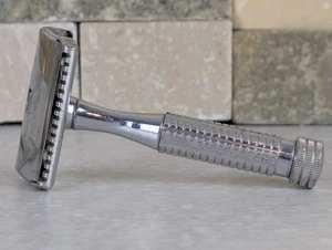 Ever-Ready Shovelhead Vintage Single Edge Safety Razor BRITISH MADE - Foto 1 di 10