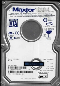 Maxtor 6V080E002633A DiamondMax 10 80GB 7200RPM SATA 3Gb/s 8MB Cache ML3 88090 - Foto 1 di 3