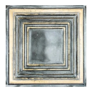 Decorative ceiling tile,Emboss interior wall panel,2'X2' PL05 Bluish gold 10pcs - Picture 1 of 18