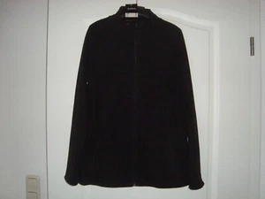 Damen Jacke Fleecejacke langarm Kragen blau Gr. 40 NEU mit Etikett schwarz - Bild 1 von 8