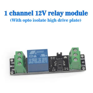 DC12V Relay 220v Electrical Appliances Control Panel Module High Level Driver - Foto 1 di 3