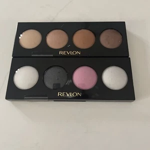 2, Revlon Illuminance Crème Eyeshadow Palette, #710 Not Nudes & #711 Black Magic - Picture 1 of 2