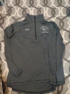 LACKAWANNA COLLEGE Herren groß GRAU unter Rüstung Reißverschluss NCAA ATHLETICS SCRANTON - Bild 1 von 4