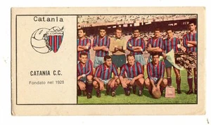 FIGURINA CARTONATA NANNINA SQUADRE GIGANTI LUNGHE 1961/62 IL CATANIA - Picture 1 of 2