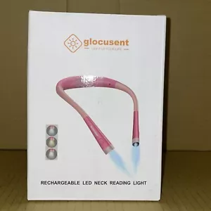 Glocusent LED Neck Reading Light, Book Light for Reading in Pink - Picture 1 of 1