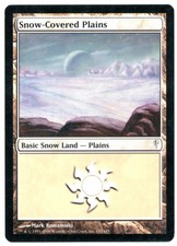 Coldsnap ** 10x Snow-Covered Plains x10 ** Mtg Magic (EX/SP)