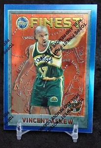 1995-96 TOPPS FINEST Vincent Askew #59 - MINT with PROTECTIVE COATING CARD - Picture 1 of 3