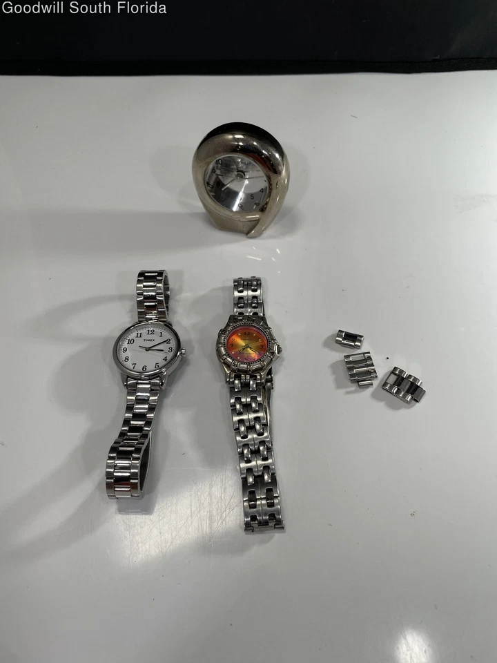 Assorted Brand Silver & Gold Tone (3 PCs) Watches 9.1Oz - Image 1 of 4