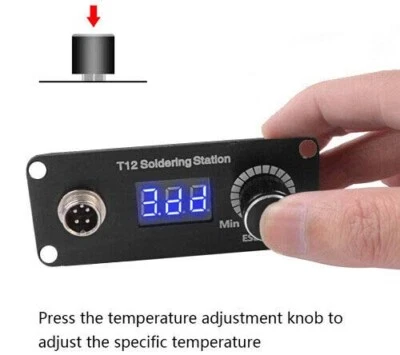DC 12-24V 75W Digital Soldering Iron Station control panel for T12 Handle Heater - Image 1 of 4