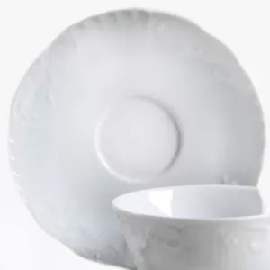 MANUELINE WHITE by Alegre Tee Untertasse 5,5" NEU NIE BENUTZT Hergestellt in Portugal - Bild 1 von 2