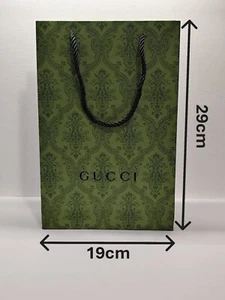 Gucci Busta GG Shopping Bag Gift Bag Busta di carta con manici di stoffa h. 29cm - Foto 1 di 7