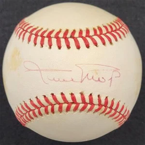 Willie Mays signed Official National NL Baseball autograph Giants ~ Beckett BAS - Picture 1 of 5