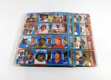 1982 Topps Stickers Baseball Set in Album Pages (260) George Brett Foil