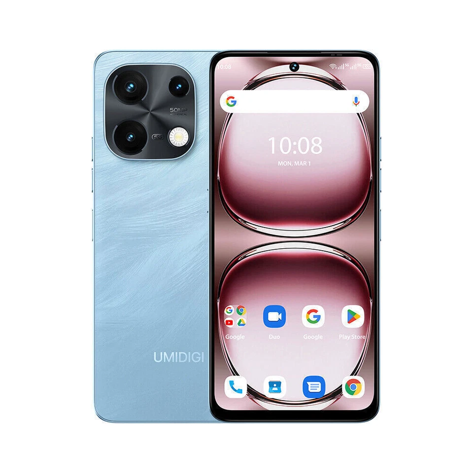 UMIDIGI Note 100 5G 6.8'' 128GB 256GB Dual SIM Android 14 Unlocked Smartphone - Image 1 of 4