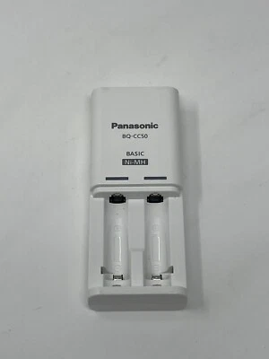 Cargador compacto Panasonic BQ-CC50 solo cargador, probado funcionando Foto 1 de 4