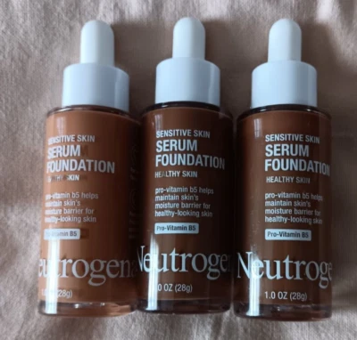 Neutrogena Healthy Skin Sensitive Skin Serum MediumDeep02/Deep02 Foundation Lot - Image 1 of 4
