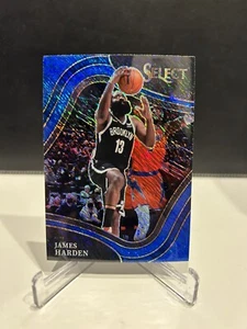 James Harden Blue Shimmer Prizm Courtside - 2021-22 Panini Select NBA - Picture 1 of 2