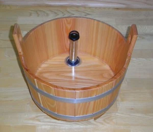 Fußwanne Fußkübel Fussbecken Fußbottich Saunawanne Saunakübel Tauchbecken Zuber - Bild 1 von 3
