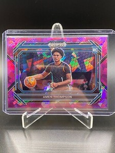 2023 Prizm Draft Picks Amen Thompson Purple Ice Prizm #4 RC 149 of 149