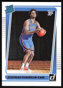 2021-22 Donruss #220 Jeremiah Robinson-Earl Oklahoma City Thunder Rookie - Picture 1 of 2