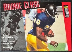 Je'Rod Cherry 1996 Collector's Choice Rookie Class #26 New Orleans Saints - Picture 1 of 1