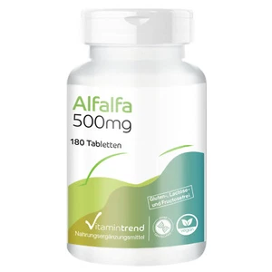 Alfalfa 500 mg Tagesdosis - 180 Tabletten | Vitamintrend - Bild 1 von 9