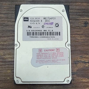 Toshiba MK1724FCV IDE Hard Drive HDD2339 B ZEO1 Untested - Photo 1/6