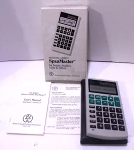 Western Lumber SpanMaster SM-1 Calculator WWPA 1996 w/ Box - Picture 1 of 11