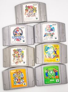 Japan Import Mix Lot Mario Party Tennis Smash Kart Golf N64 64 Nintendo