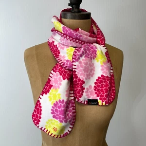 Lands End Scarf Girl Floral Multi Color 60x5 Casual Shawl Snow Winter Core No - Picture 1 of 8