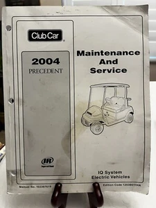 Golf Cart 2004 Precedent Club Car  Electric with IQ System Service Manual - Picture 1 of 10