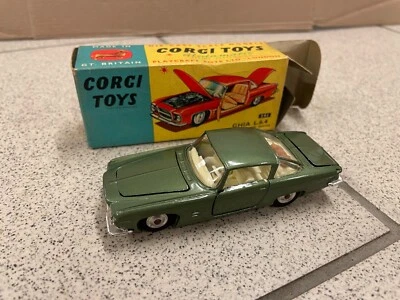 Corgi 241  Ghia L 6.4 Mint In Original Box - Green w/Ivory Interior & Corgi Dog - Image 1 of 4