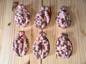 Handgefertigte gehäkelte Wasserballons - 6er Set - kleine Petunien - Bild 1 von 1